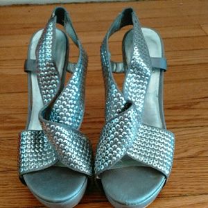 Silver sequence heels